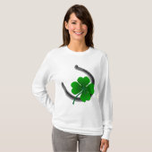 Lucky Irish Dames Shirt St Patrick's Shirten Gifts (Voorkant volledig)