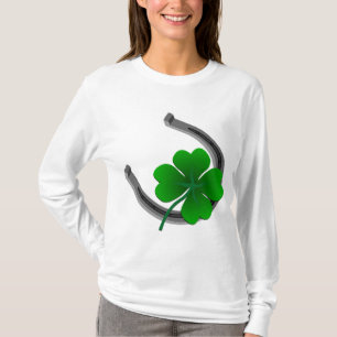 Lucky Irish Dames Shirt St Patrick's Shirten Gifts