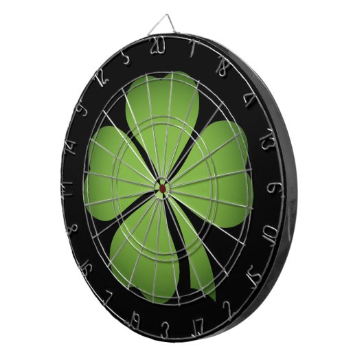 Lucky Irish Four Leaf clover Dartbord (Voorkant Rechts)