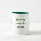Lucky Irish Four Leaf Clover Mug Mok (Midden)