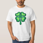 Lucky Irish four leaf clover T-shirt (Voorkant)