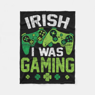 Lucky Irish Ik was het spelen van grappige videoga Fleece Deken