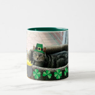 Lucky Irish Indigo Tweekleurige Koffiemok