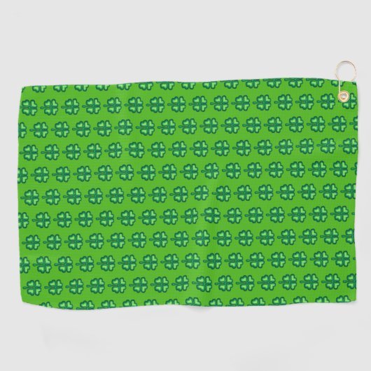 Lucky Irish klaverklaver shamrocks Golfhanddoek (Horizontaal)