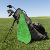 Lucky Irish klaverklaver shamrocks Golfhanddoek (Groen)