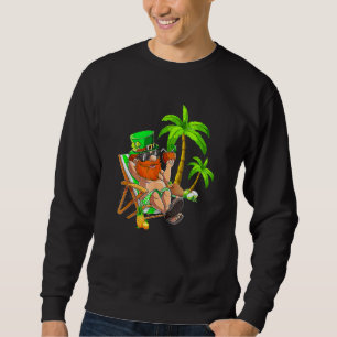 Lucky Irish Leprechaun Hawaiian Surfing St Patrick Trui