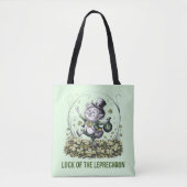 Lucky Irish Leprechaun Tote Bag (Voorkant)