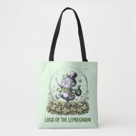 Lucky Irish Leprechaun Tote Bag