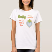 Lucky Irish Love Heart T-shirt (Voorkant)