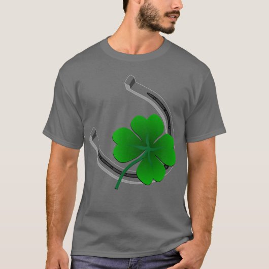 Lucky Irish Mannen T-Shirt St Patrick's Shirt Gift (Voorkant)