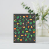 Lucky Irish patrick's day Briefkaart (Staand voorkant)