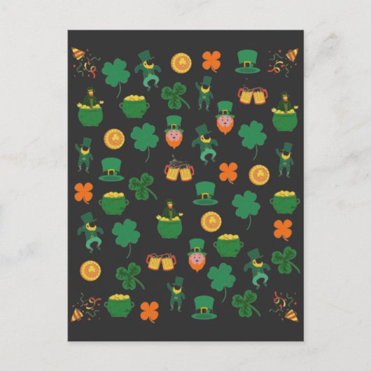 Lucky Irish patrick's day Briefkaart (Voorkant)