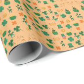Lucky Irish patrick's day Cadeaupapier (Rol Hoek)