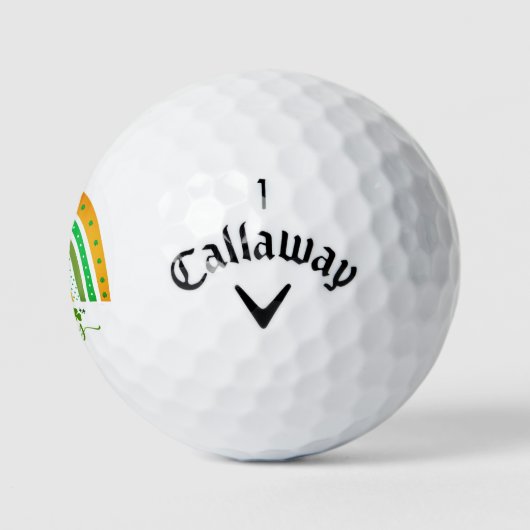Lucky Irish Rainbow Golfballen (Logo)