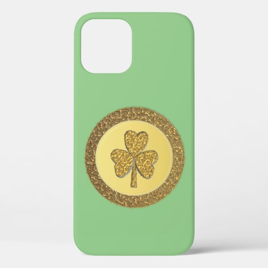 Lucky Irish Shamrock Gold Coin Case-Mate iPhone Case (Achterkant)