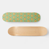 Lucky Irish Shamrock Gold Coin Patterned Persoonlijk Skateboard (Horizontaal)
