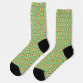 Lucky Irish Shamrock Gold Coin Patterned Sokken (Links)