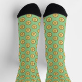 Lucky Irish Shamrock Gold Coin Patterned Sokken (Top)