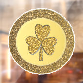 Lucky Irish Shamrock Gold Coin Raamsticker (Vel 2)