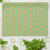 Lucky Irish Shamrock Gold Coin Theedoek (Gevouwen)