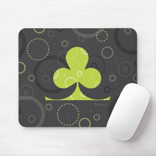 Lucky Irish Shamrock Mousepad Muismat (Met muis)