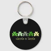 Lucky Irish Shamrock Sleutelhanger (Voorkant)
