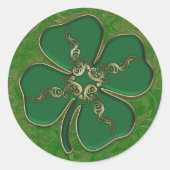 Lucky Irish Shamrock Stickers (Voorkant)