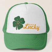 Lucky Irish Shamrock Trucker Pet (Voorkant)
