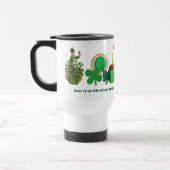 Lucky Irish Shamrocks Blessings Saint Patricks Day Reisbeker (Links)