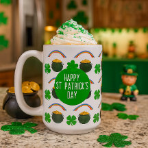 Lucky Irish St Patrick's Day Coffee Mok