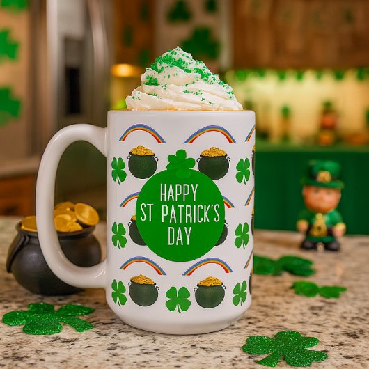 Lucky Irish St Patrick's Day Coffee Mok