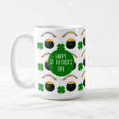 Lucky Irish St Patrick's Day Coffee Mok (Links)