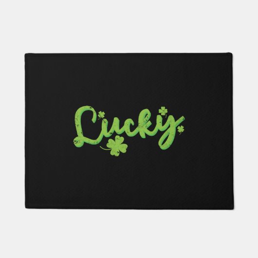 Lucky Irish St. Patricks Day Deurmat (Voorkant)