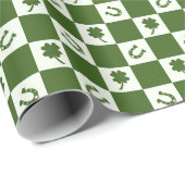 Lucky Irish St. Patrick's Day Wrapping Paper Cadeaupapier (Rol Hoek)