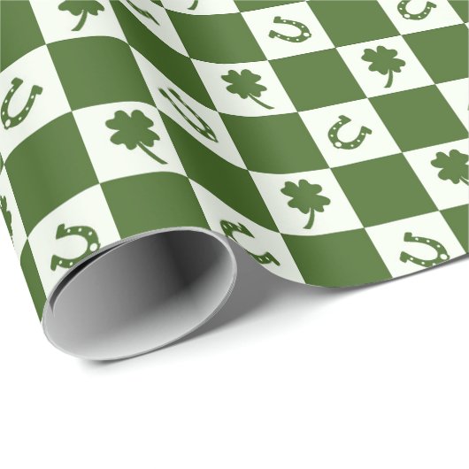 Lucky Irish St. Patrick's Day Wrapping Paper Cadeaupapier (Rol Hoek)