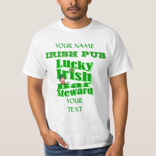 Lucky Irish St Patrick's T-shirt (Voorkant)