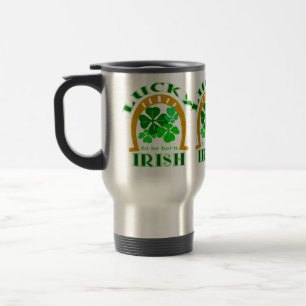 Lucky Irish Travel Mugs Reisbeker