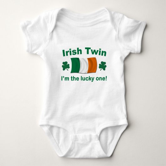 Lucky Irish Twin Romper (Voorkant)