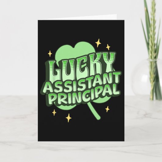 Lucky Istant Directeur St Patrick's Day Shamrock S Kaart (Voorkant)
