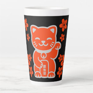 Lucky Japanese Maneki-neko Latte Mok
