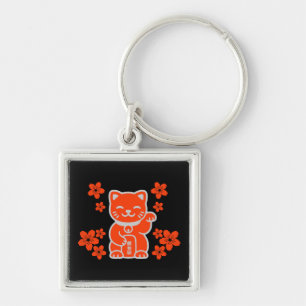Lucky Japanese Maneki-neko Sleutelhanger