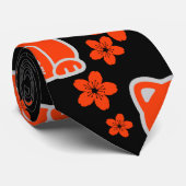 Lucky Japanese Maneki-neko Stropdas (Opgerold)