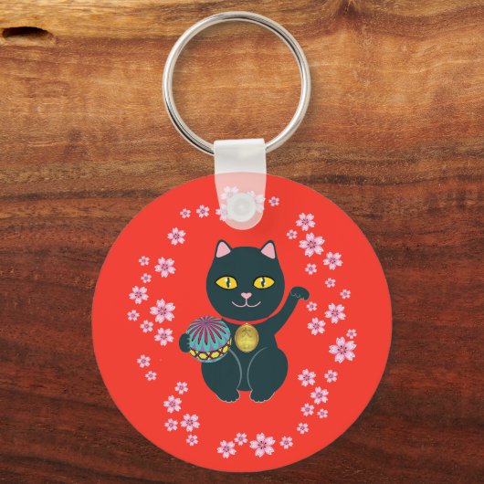 Lucky Japans Sleutelhanger Becelling Cat (Voorkant)