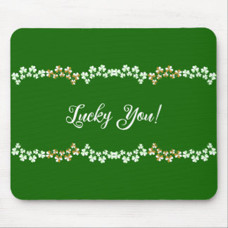 Lucky Je Groene Shamrocks Saint Patrick's Day Muismat