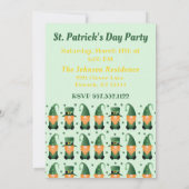 Lucky je laat feestvieren Gnomen Kaart (Achterkant)