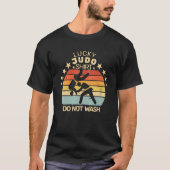 Lucky Judo voor judokas judoist judo Judo bestrijd T-shirt (Voorkant)