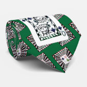 Lucky Kaart ~ Queen of Spades Stropdas (Opgerold)