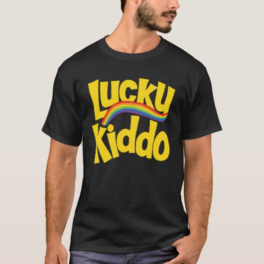 Lucky Kiddo Saint Patrick's Day T-shirt (Voorkant)