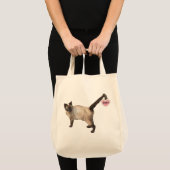 Lucky Kinked Tail Cat Tote Bag (Voorkant (product))