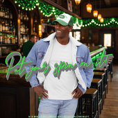 Lucky "Kiss Me I'm Irish" Green Glitter Lip Print Trucker Pet